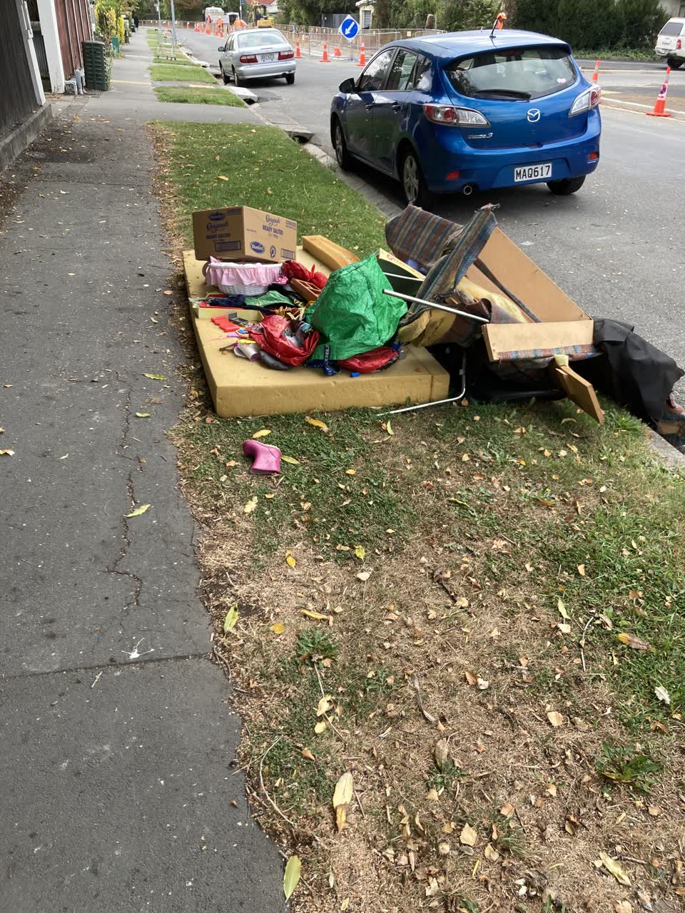 The photograph attached to this rubbish/recycling report