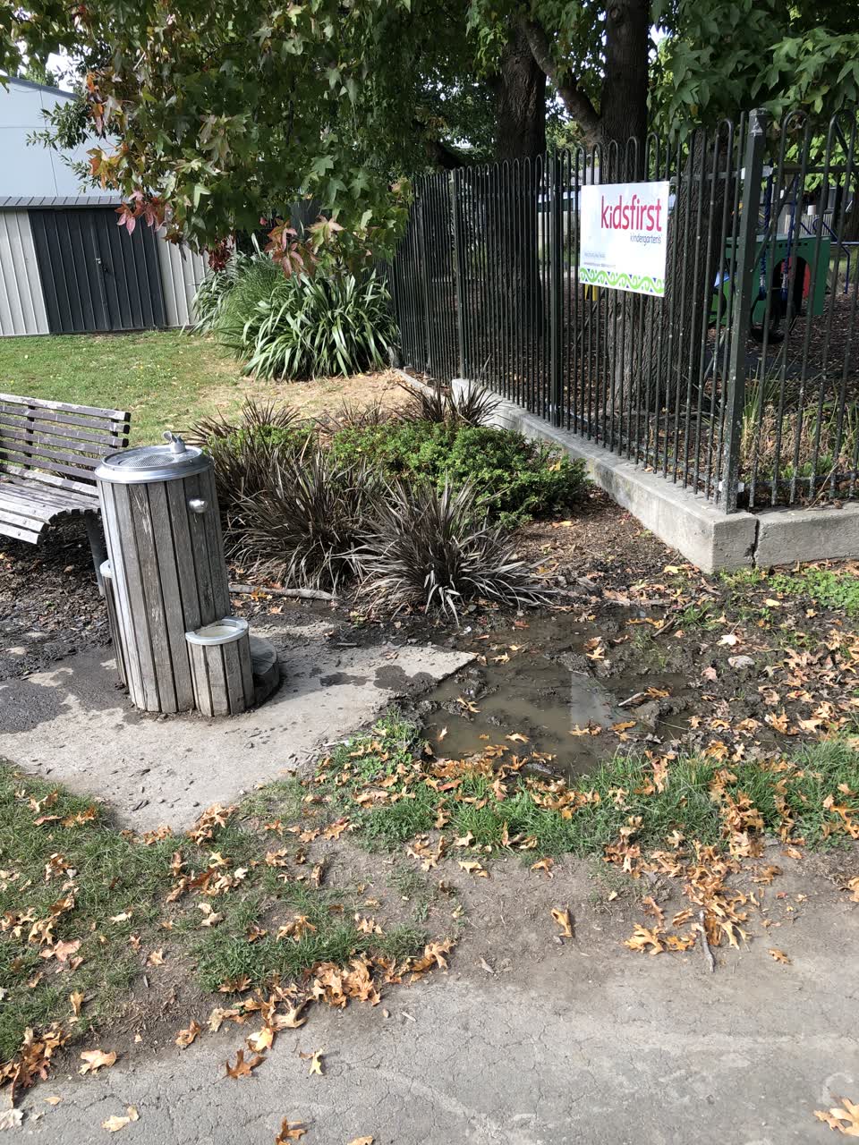 The photograph attached to this water supply report