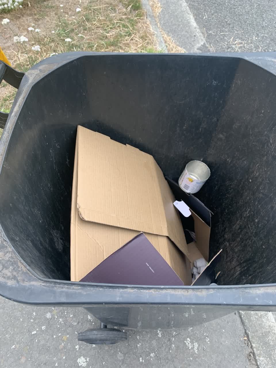 The photograph attached to this rubbish/recycling report
