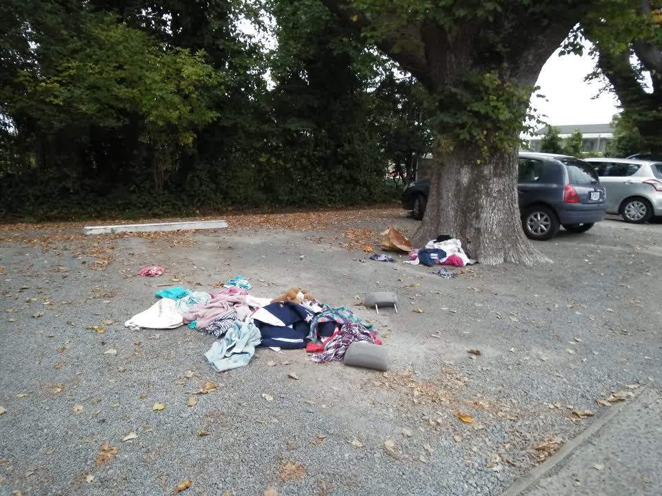 The photograph attached to this rubbish/recycling report