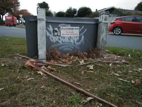 Graffiti, a report photo