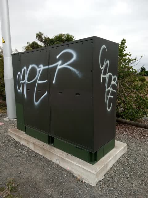 Graffiti, a report photo