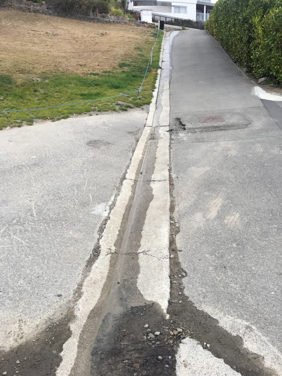 The photograph attached to this water leak report