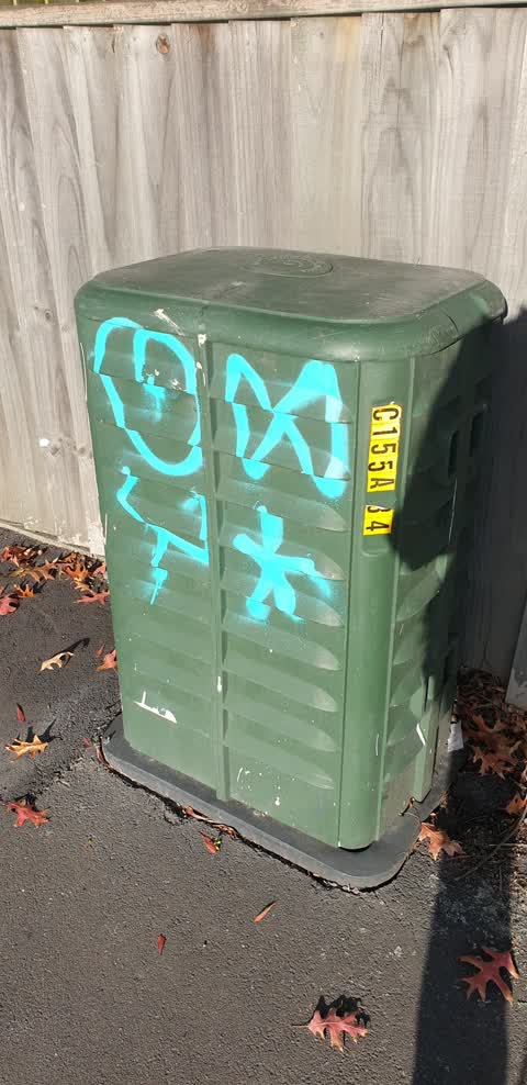 Graffiti, a report photo