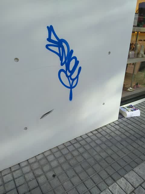 Graffiti, a report photo