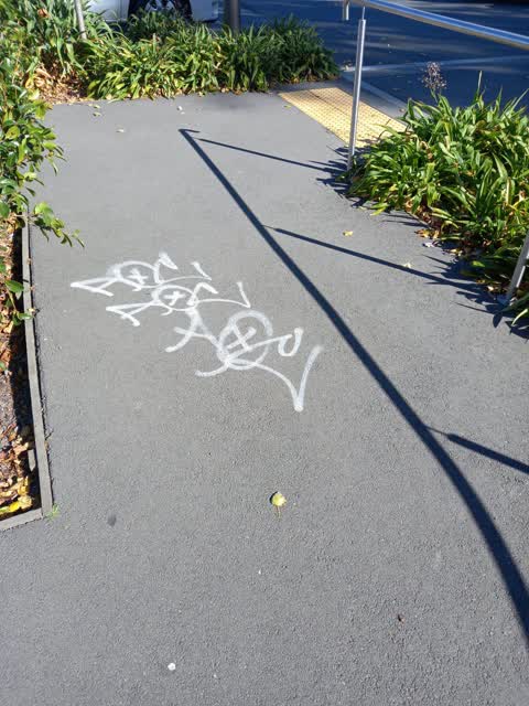 Graffiti, a report photo