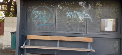 Graffiti, a report photo