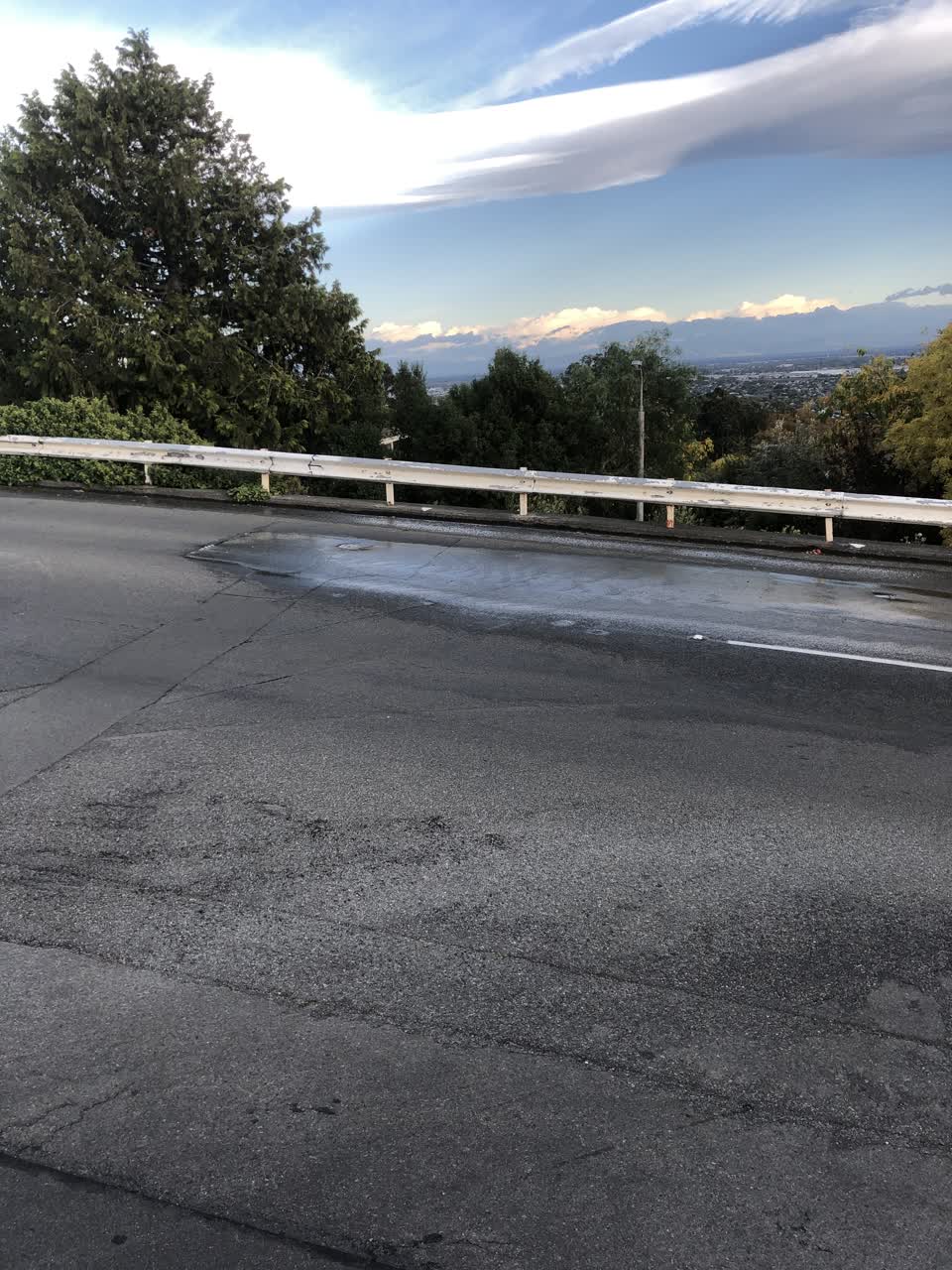 The photograph attached to this water leak report