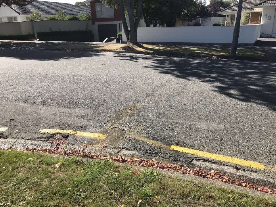 The photograph attached to this water leak report