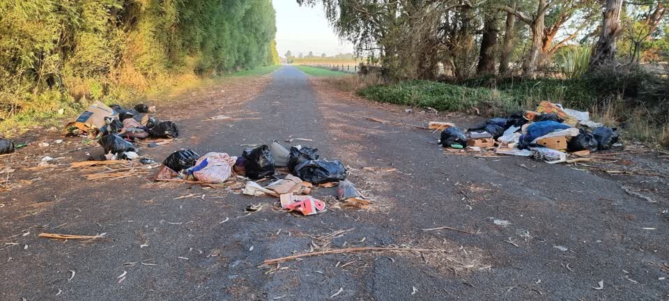 The photograph attached to this rubbish/recycling report