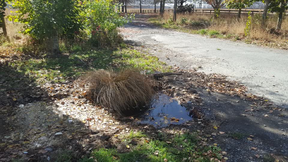 The photograph attached to this wastewater/stormwater report