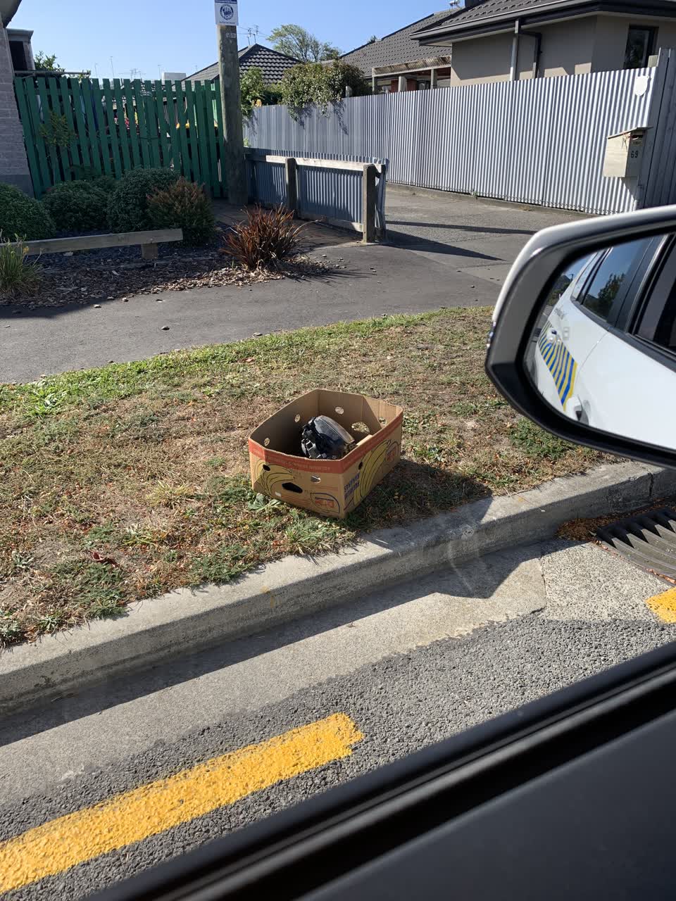 The photograph attached to this rubbish/recycling report