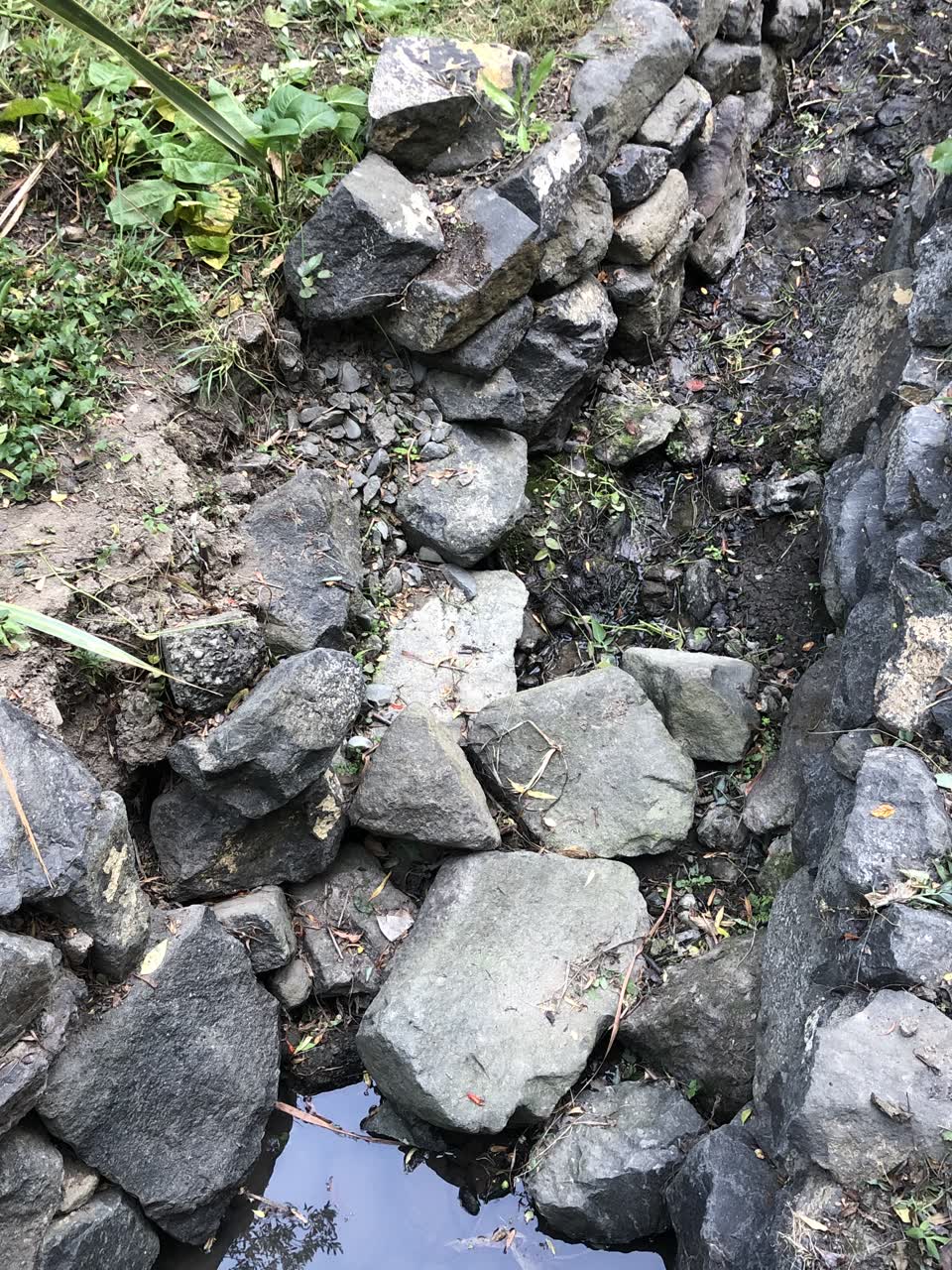 The photograph attached to this wastewater/stormwater report
