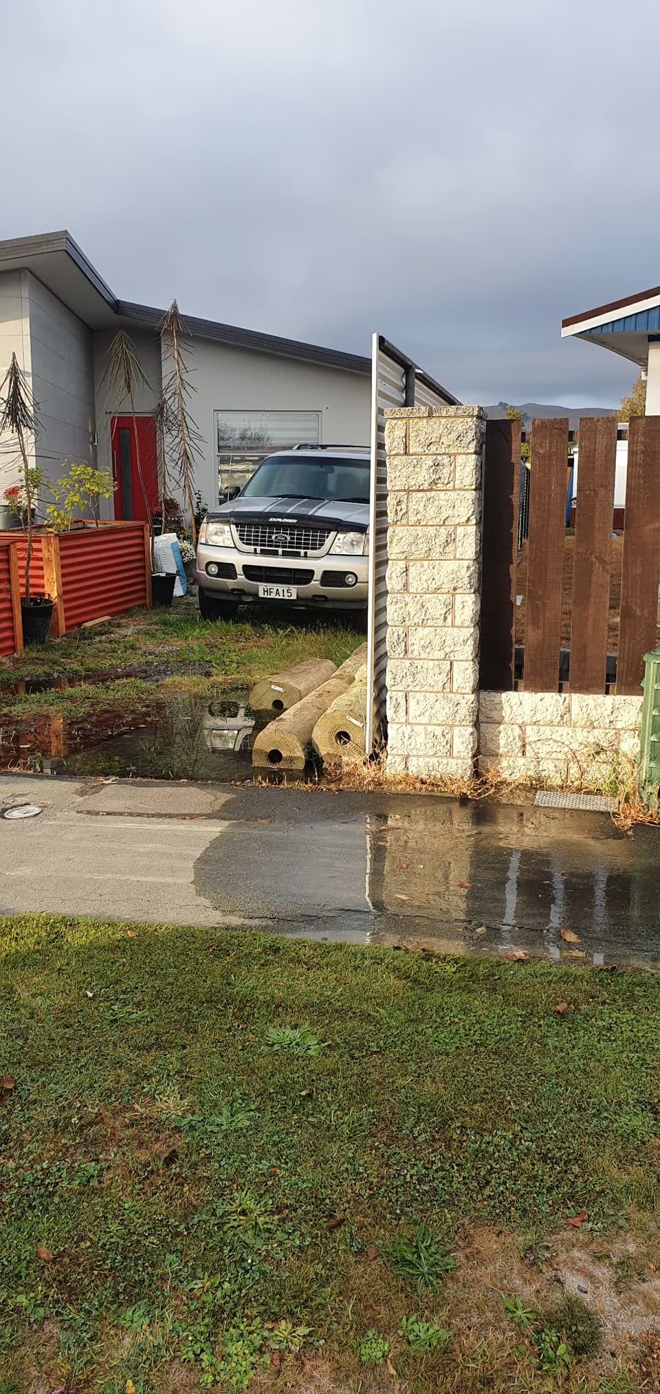 The photograph attached to this water supply report
