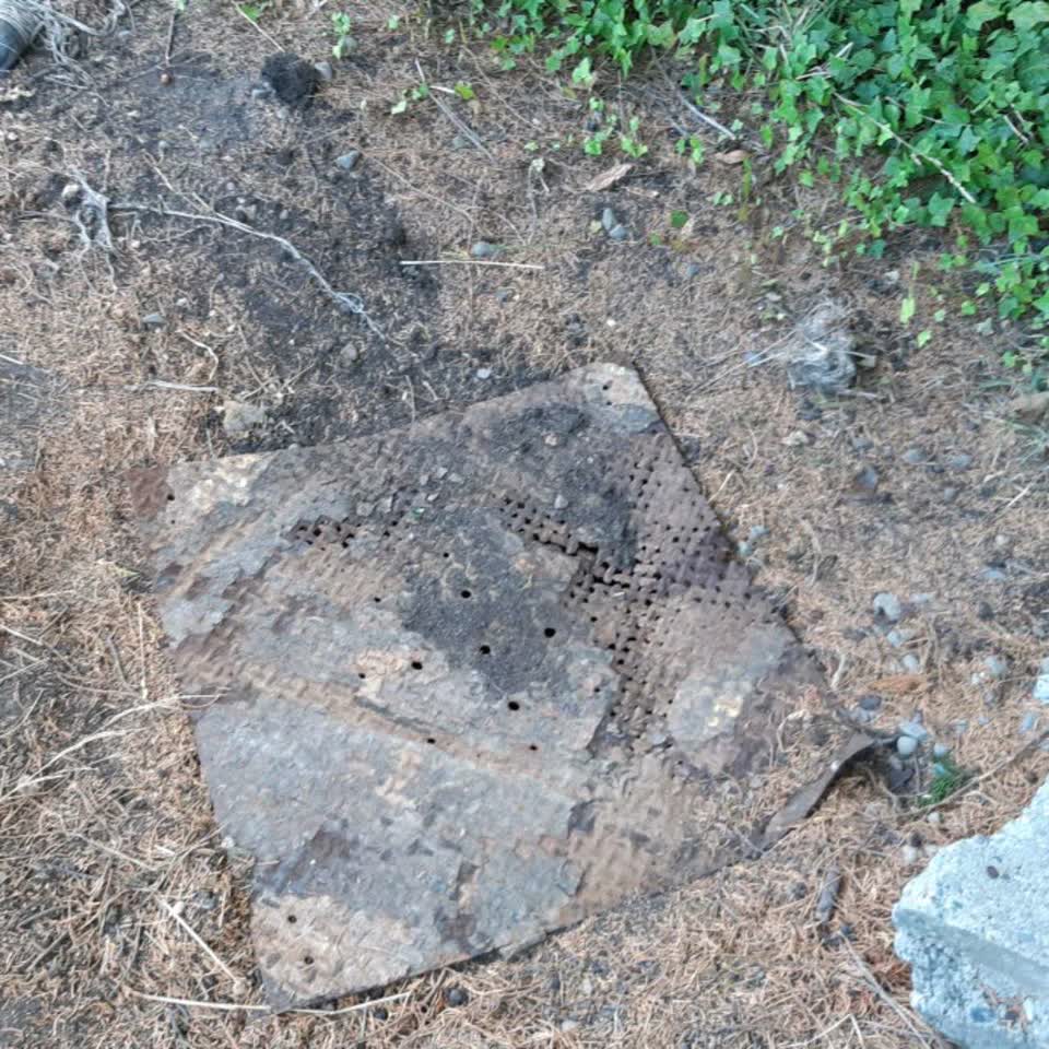 The photograph attached to this wastewater/stormwater report