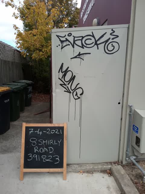 Graffiti, a report photo