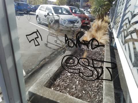 Graffiti, a report photo