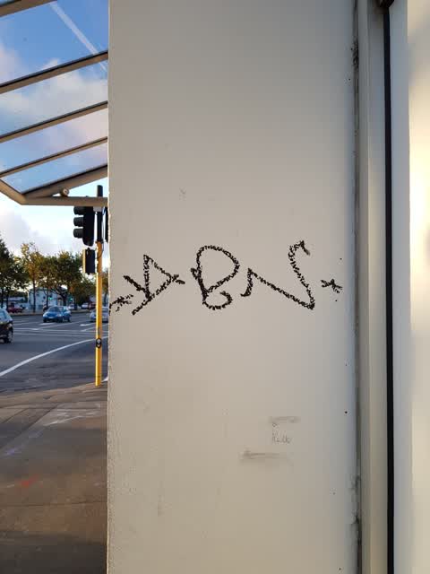 Graffiti, a report photo