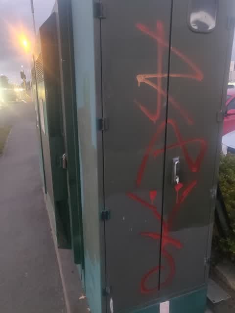 Graffiti, a report photo