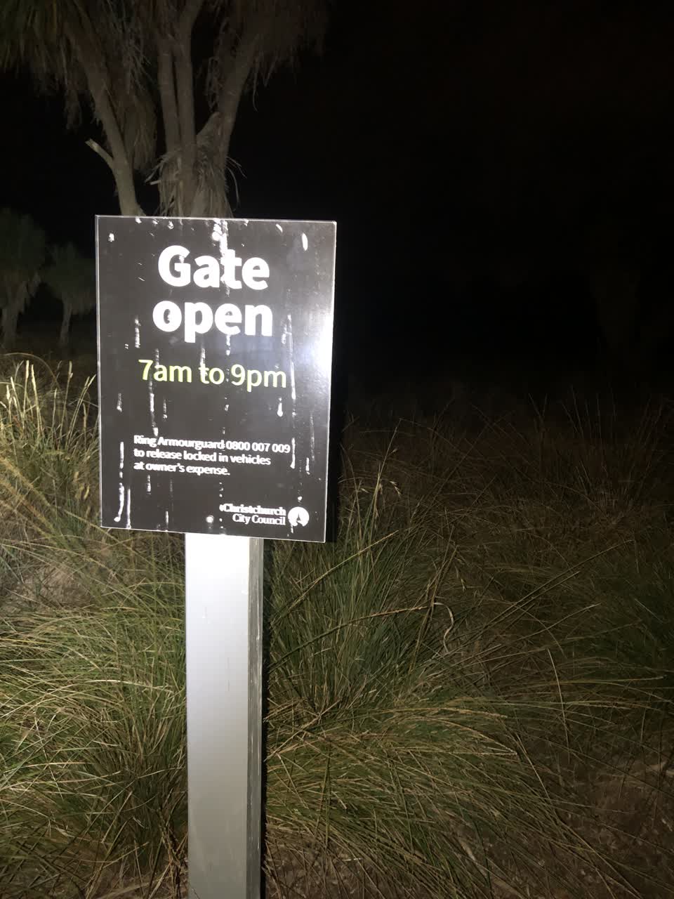 The photograph attached to this parks report