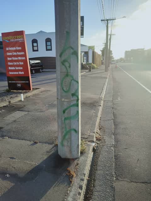 Graffiti, a report photo