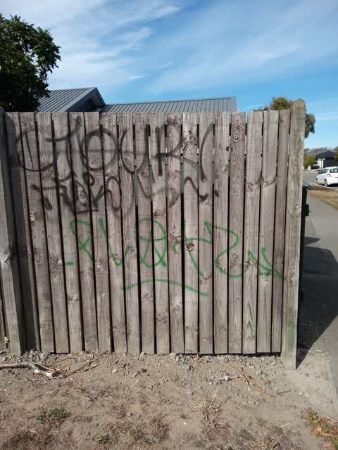 Graffiti, a report photo