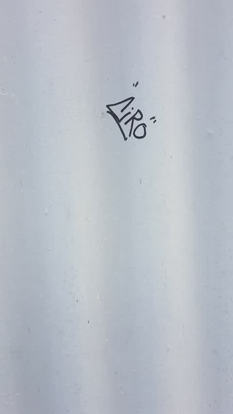 Graffiti, a report photo