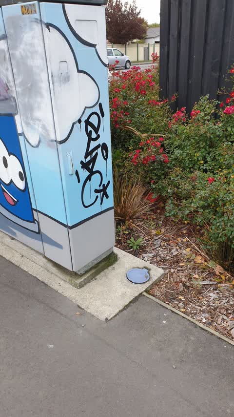 Graffiti, a report photo