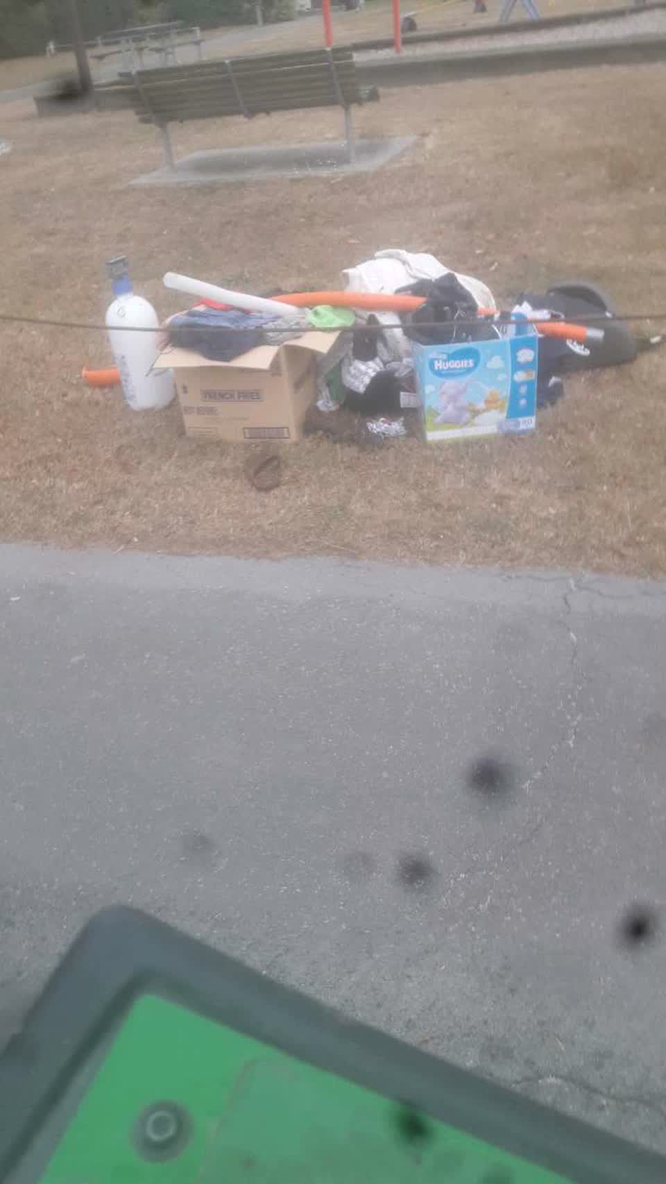 The photograph attached to this parks report