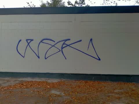 Graffiti, a report photo