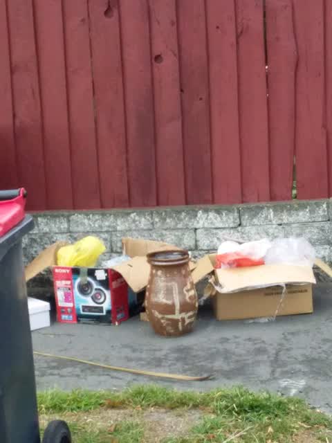 Rubbish/Recycling, a report photo