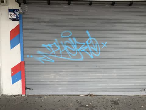 Graffiti, a report photo
