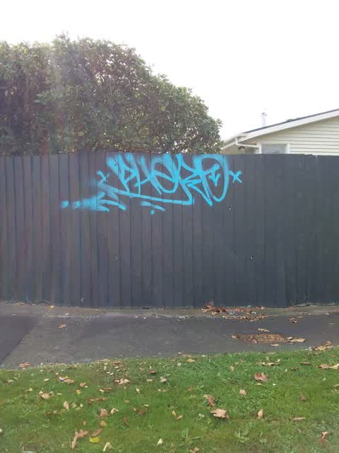 Graffiti, a report photo