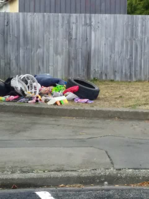 Rubbish/Recycling, a report photo