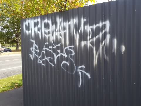 Graffiti, a report photo
