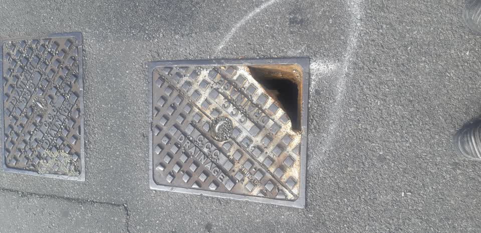 The photograph attached to this wastewater/stormwater report