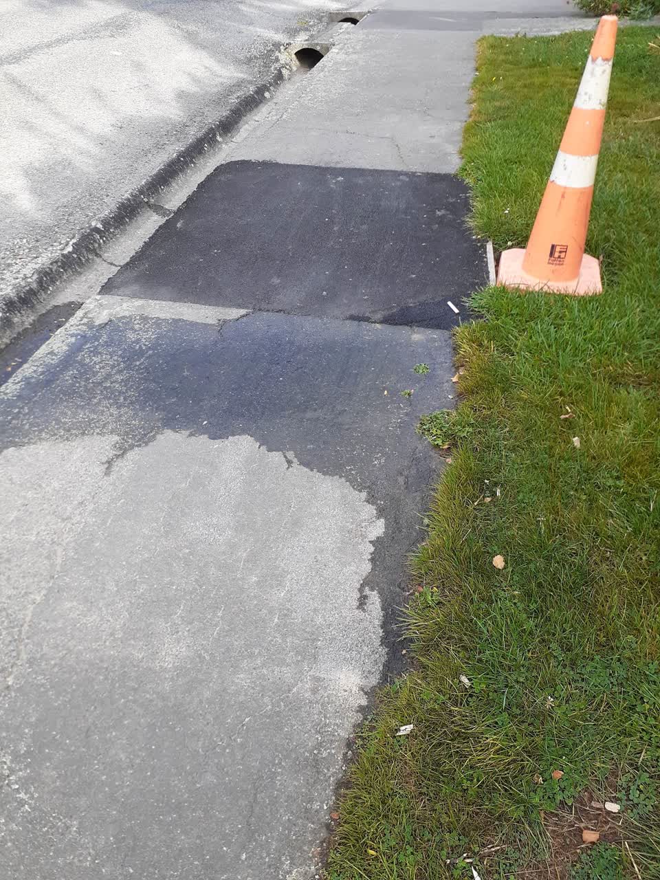 The photograph attached to this water leak report