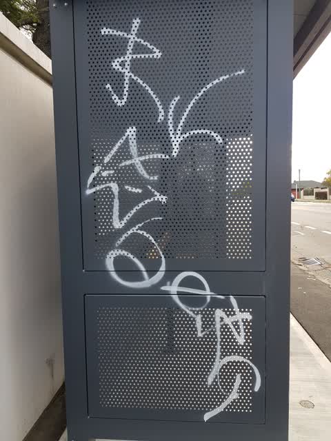 Graffiti, a report photo
