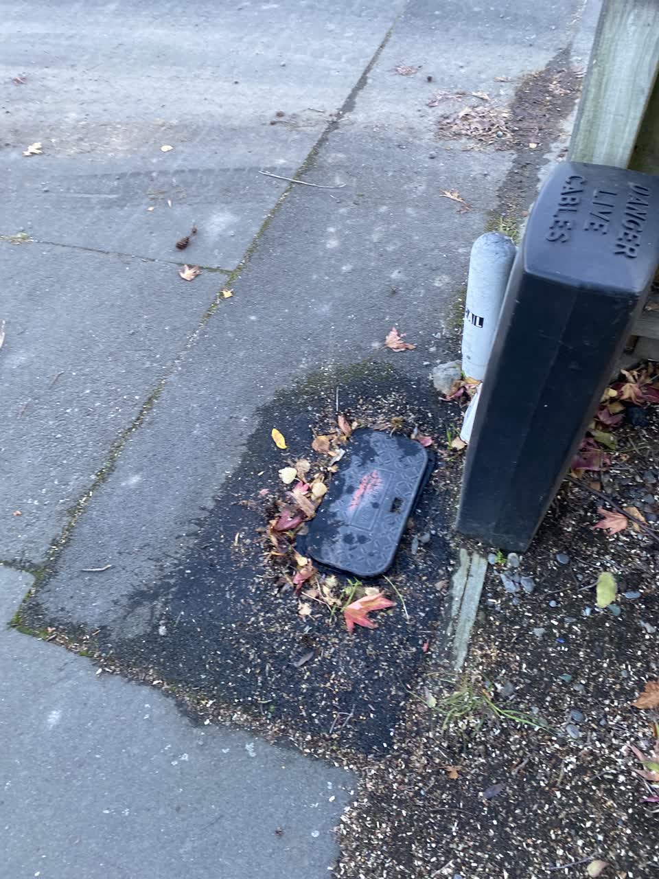 The photograph attached to this water supply report