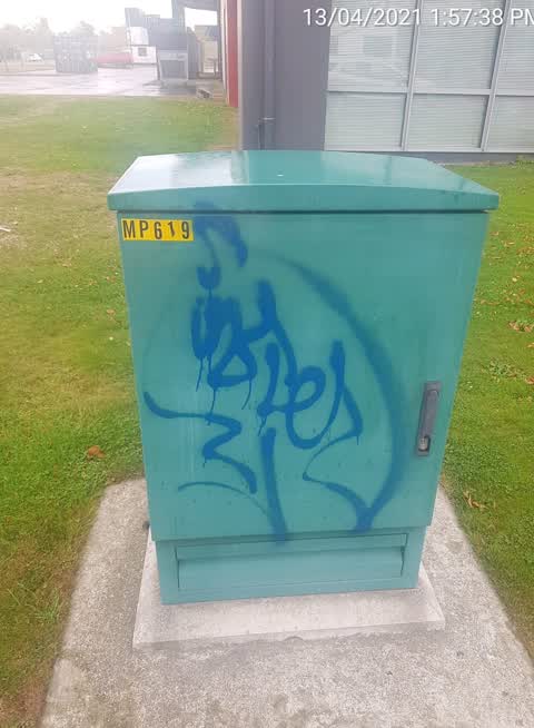 Graffiti, a report photo