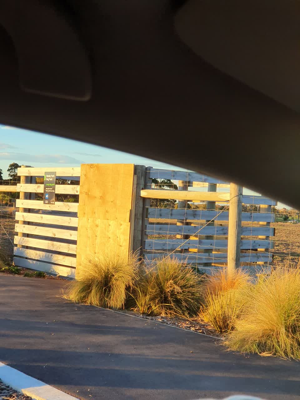 The photograph attached to this parks report