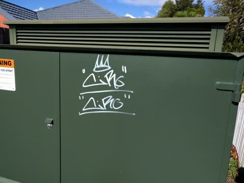 Graffiti, a report photo