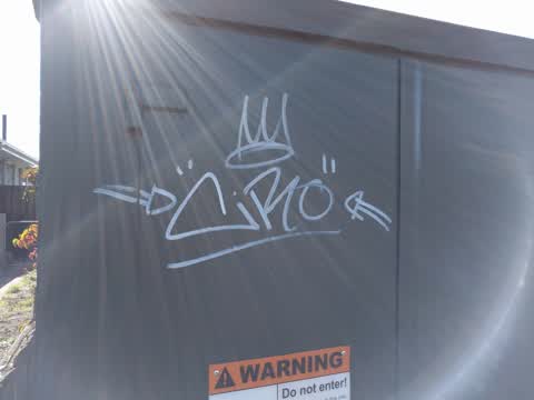 Graffiti, a report photo
