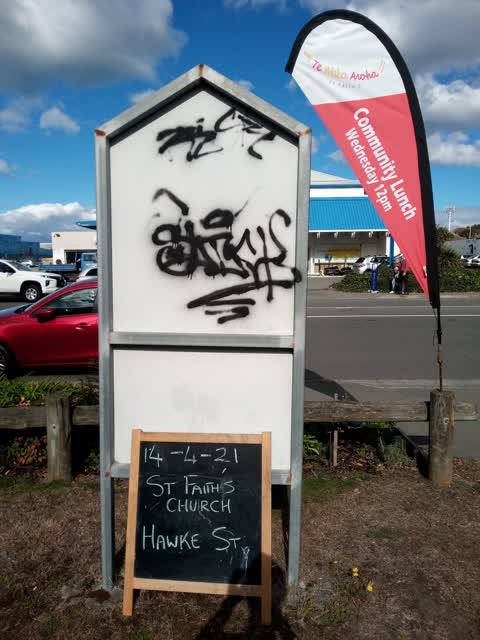 Graffiti, a report photo