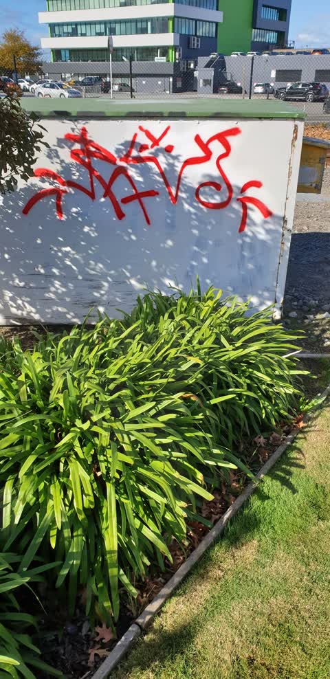 Graffiti, a report photo