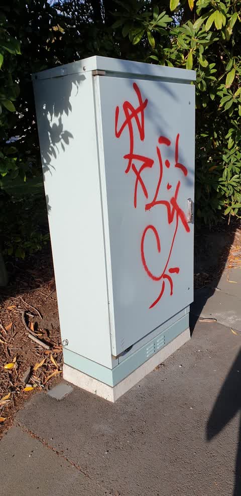 Graffiti, a report photo