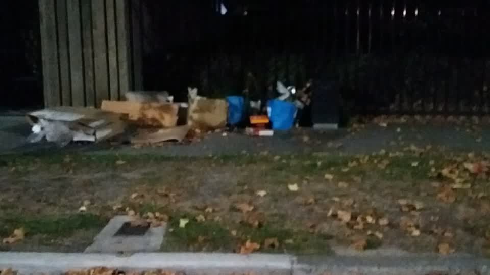 The photograph attached to this rubbish/recycling report