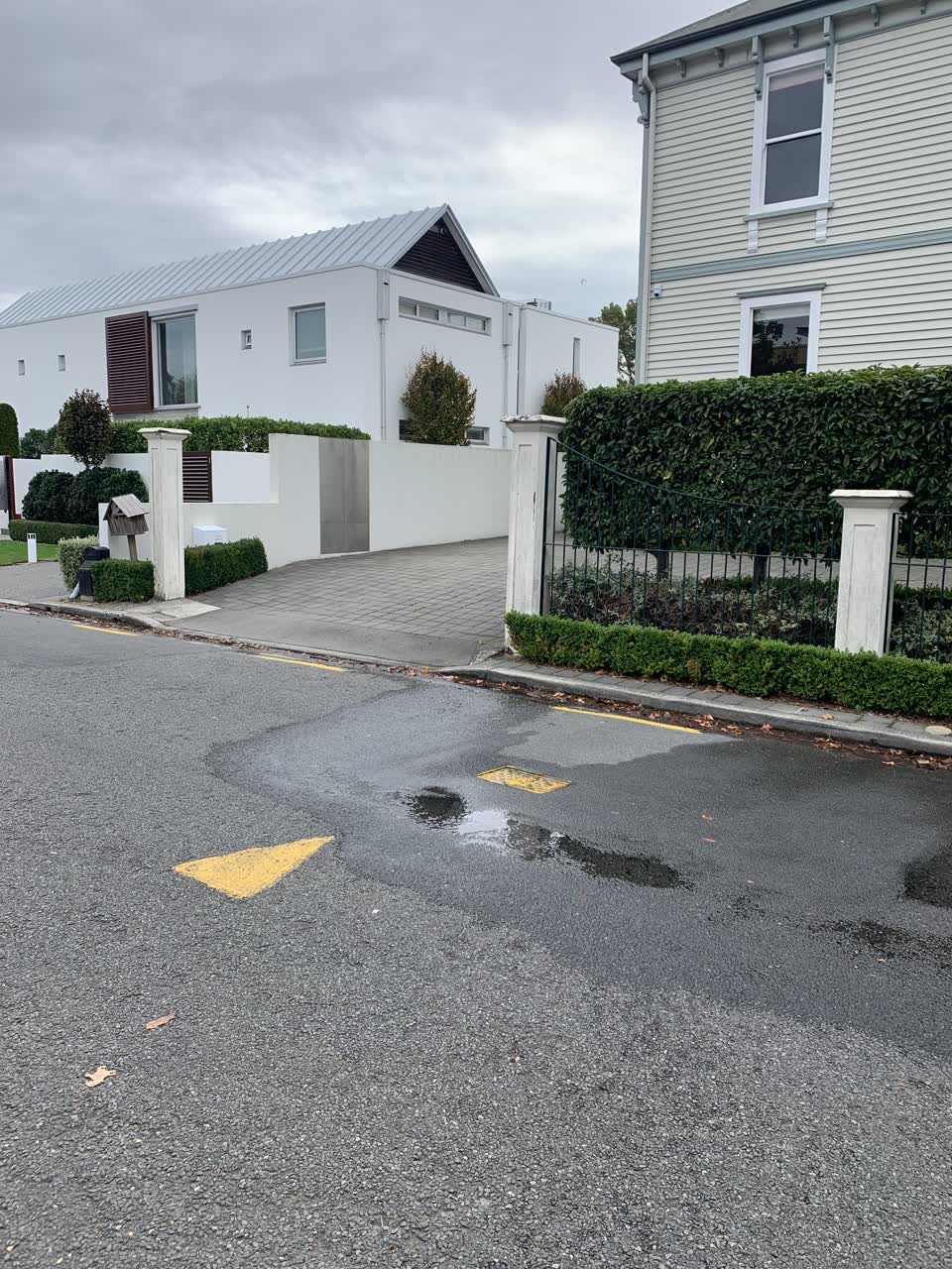 The photograph attached to this water leak report
