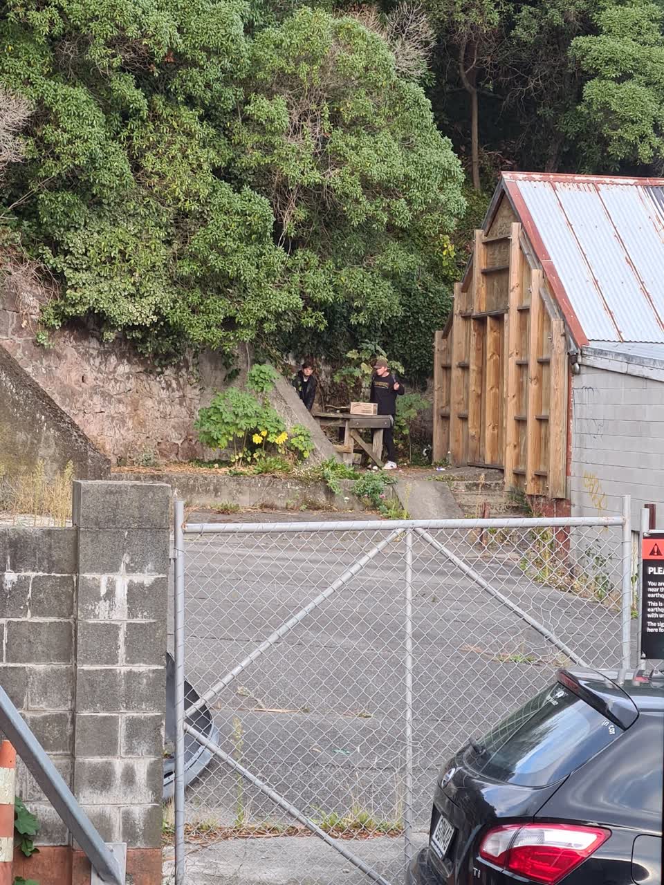 The photograph attached to this parks report