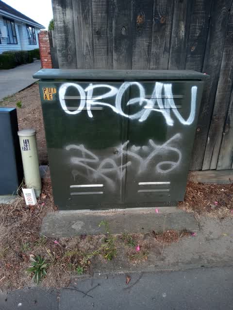 Graffiti, a report photo